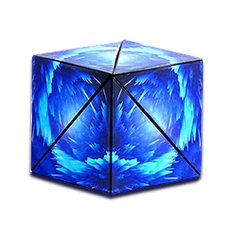 3D Variety Geometry Alien Magic Cube Magnetic Logic Thinking Children Educational Toys, Magnetic (Flame Red), Magnetic (Science Fiction Green), Magnetic (Magic Purple), Magnetic (Interstellar Blue)