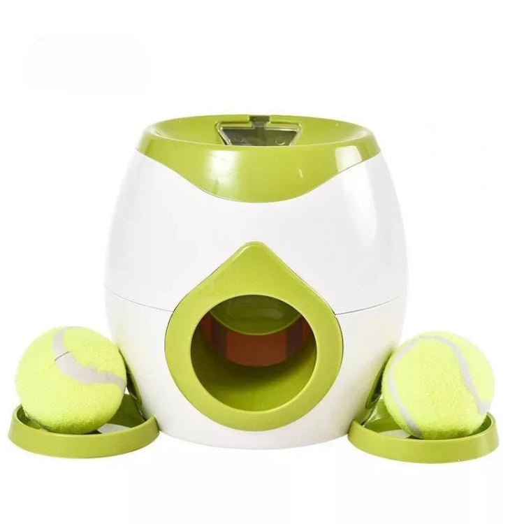 Dog Food Reward Machine Pet Training Intelligent Automatic Food Leaker with Two Balls