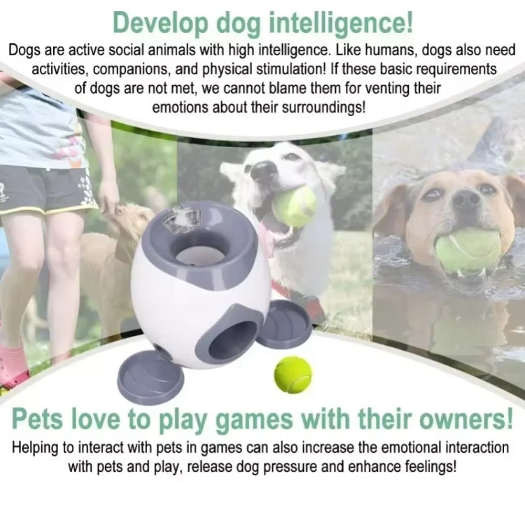 Dog Food Reward Machine Pet Training Intelligent Automatic Food Leaker with Two Balls